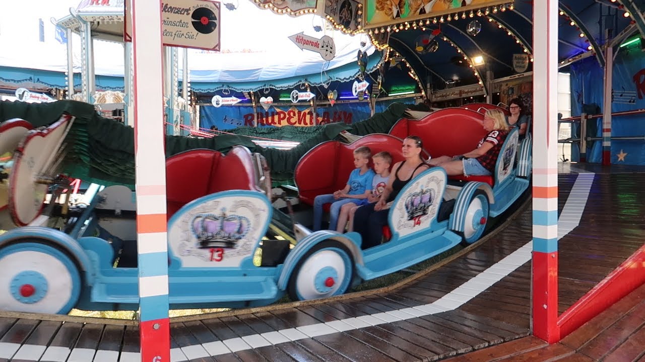 Raupenbahn - Steiger/Buchholz (Offride) Video von der Rheinkirmes in Düsseldorf 2022
