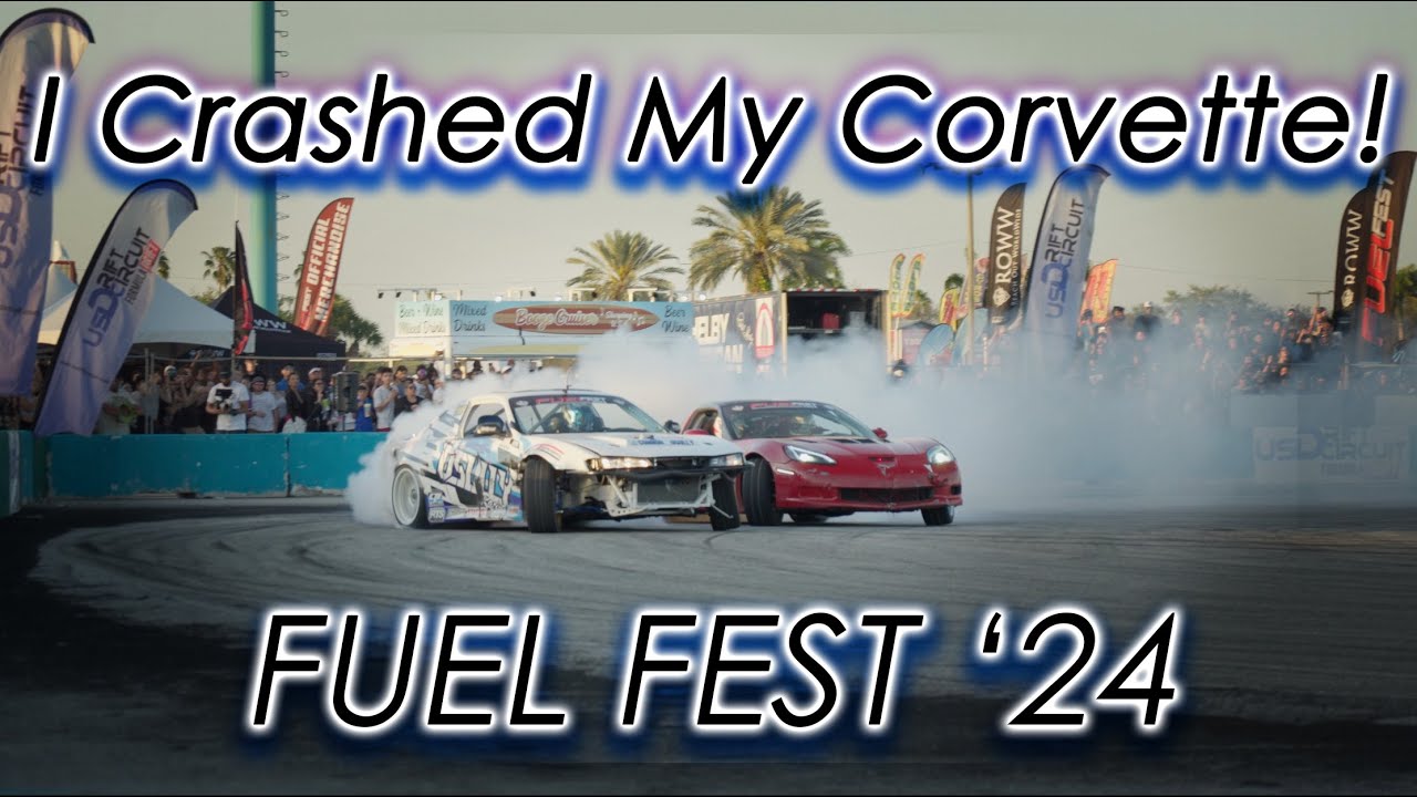 Breaking My Drift Car at Fuel Fest 2024! Tandems, Ride-alongs, Preparations, and Repairs.