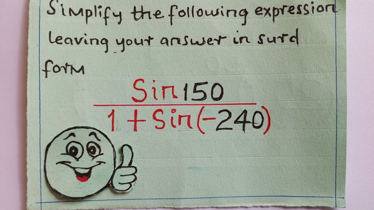Simplify and Write Answer in Surd Form