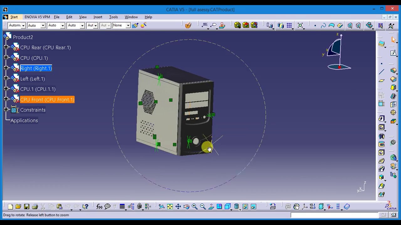 Catia V5 CPU Generative Sheetmetal Design Part 1