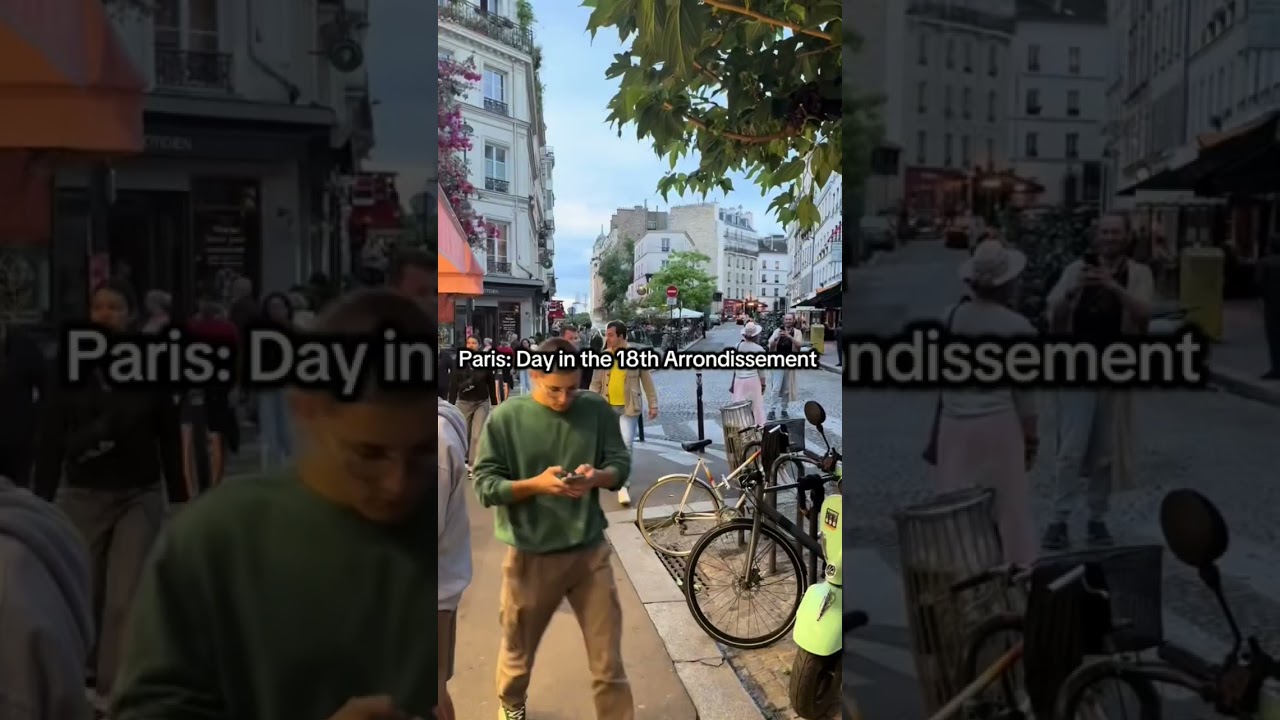 Hidden gems, cobblestone streets, and the rhythm of Parisian life #paris #france #montmarte