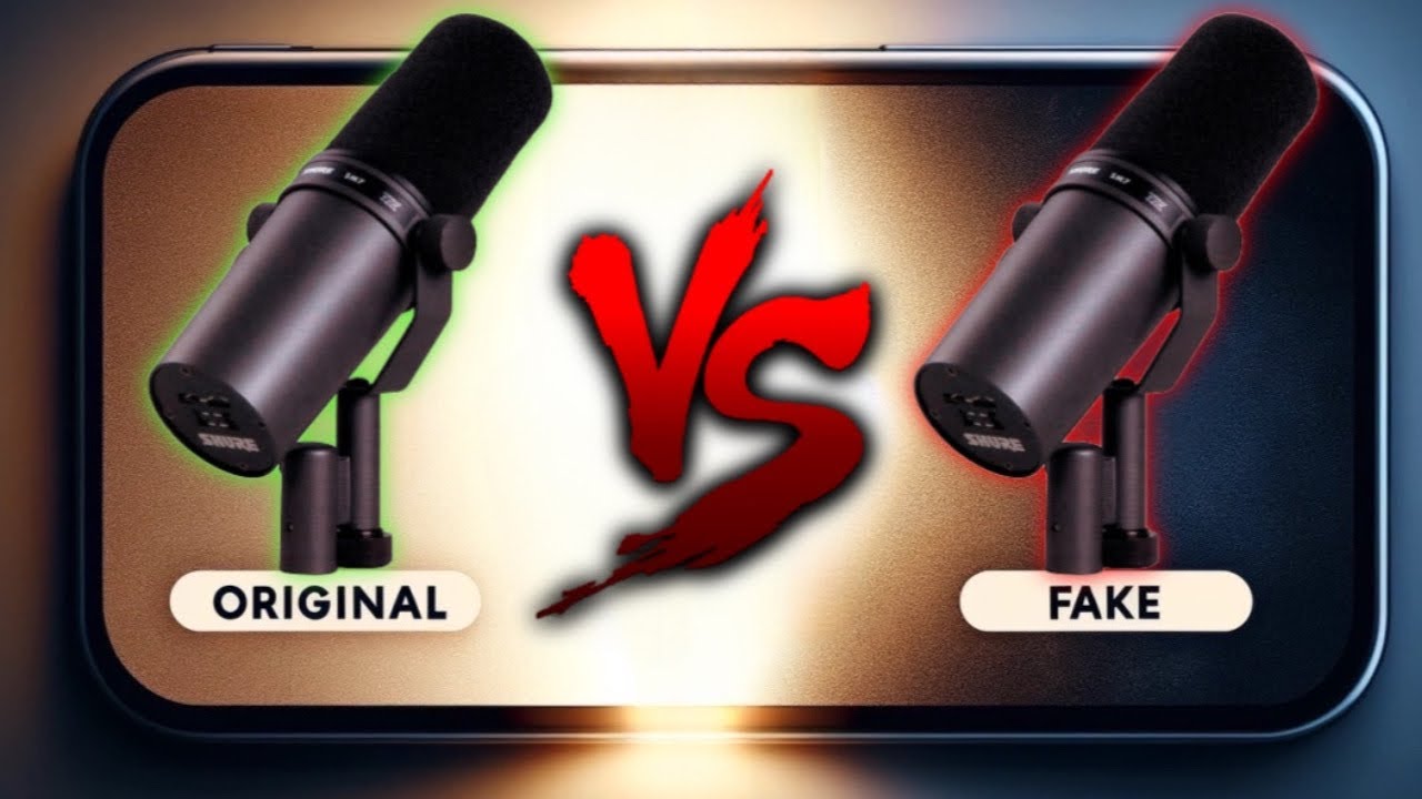 Shure SM7B: Original x Fake - ANALISE DETALHADA