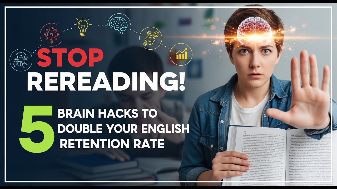 Listening & Shadowing Drill｜Stop Rereading! 5 Brain Hacks to Double Your English Retention Rate