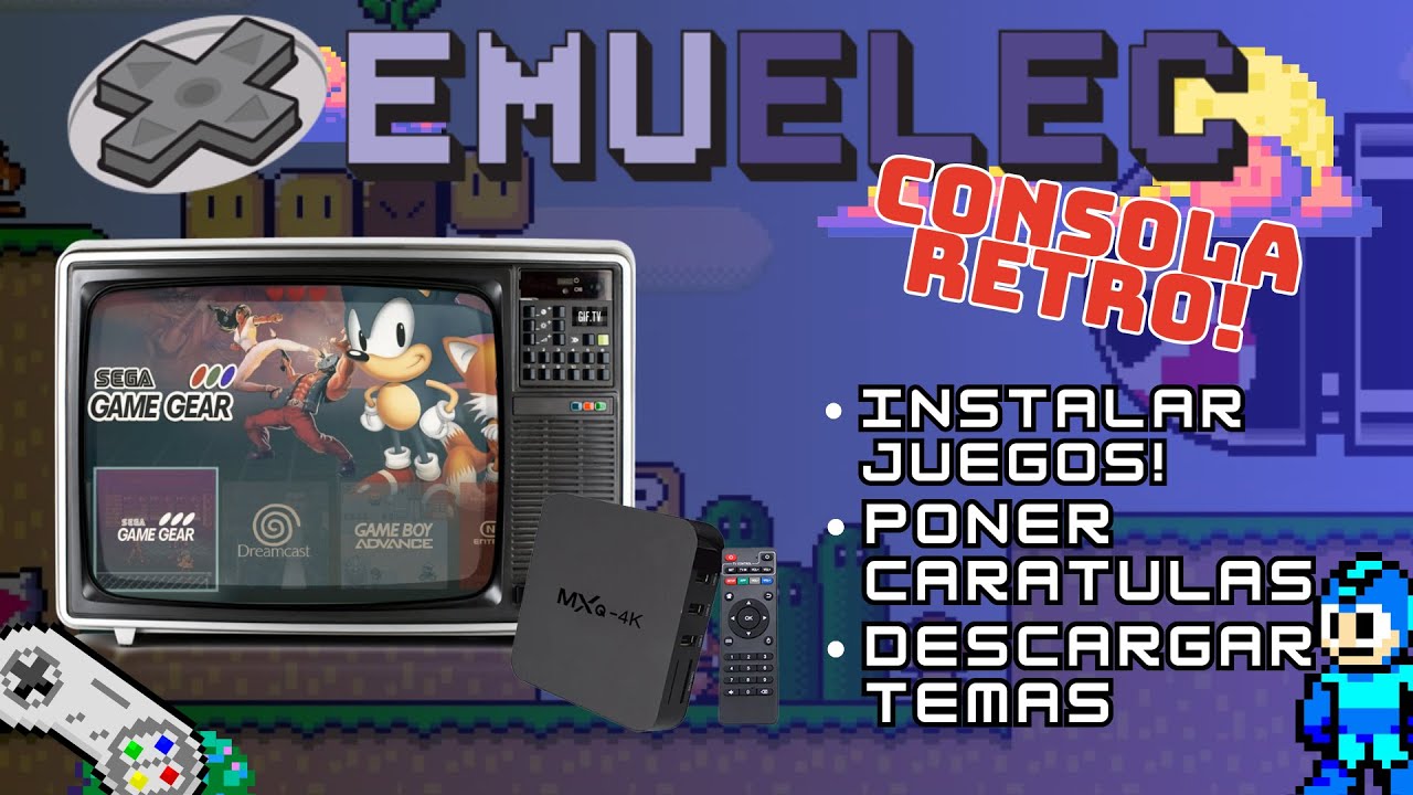 Como INSTALAR juegos , caratulas y temas en EMUELEC 2023 (Guía Rapida) - AndyMP_