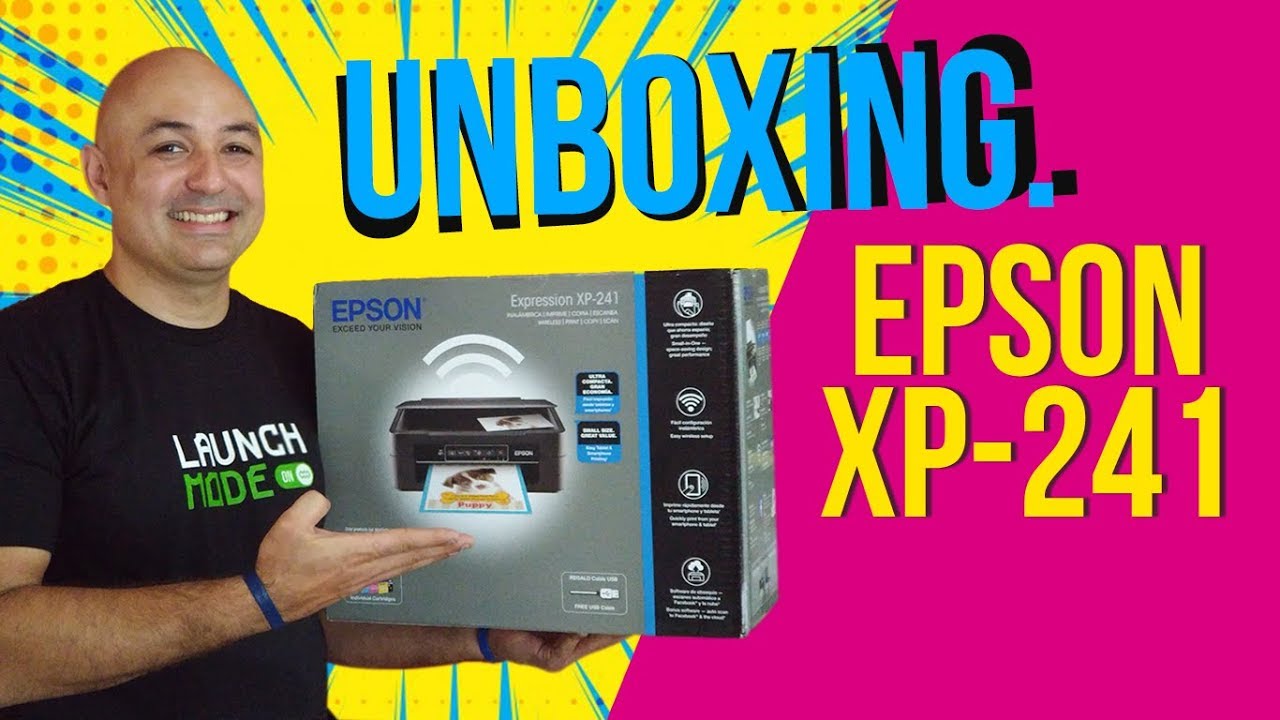 Epson XP 241 UNBOXING