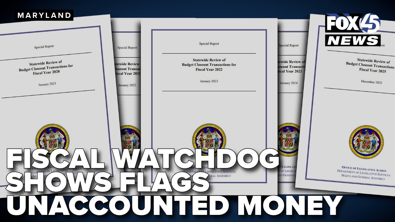 Maryland’s fiscal watchdog flags billions in unaccounted money year after year