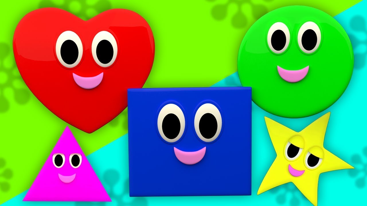 şekil şarkısı | farklı şekiller öğrenmek | Bebek Şarkıları Çizgi Film | Shape Song | Kids tv Türkçe