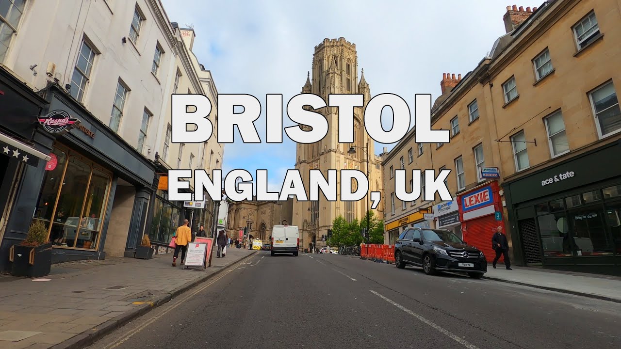 Bristol, England, UK - Driving Tour 4K