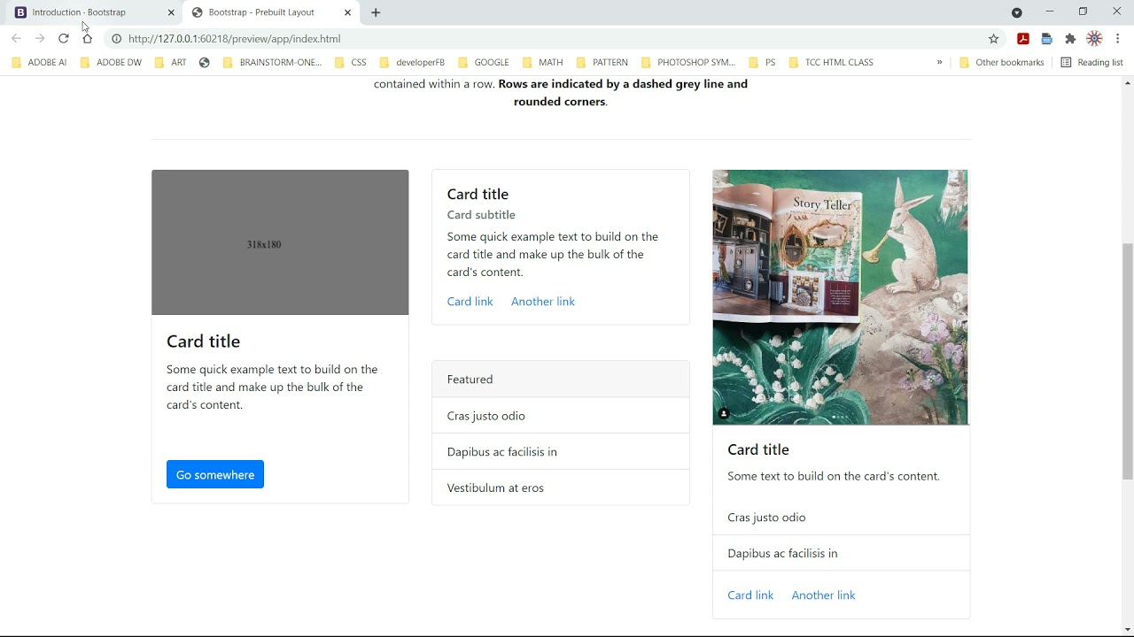 Adobe Dreamweaver and Bootstrap
