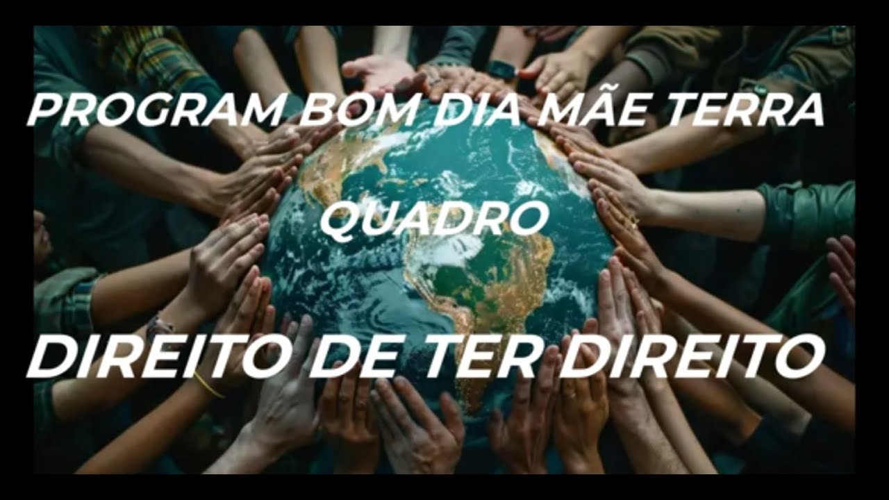 Programa Bom Dia Mãe Terra com participação dos professores Luiz Rena e Zé Heleno, da ReBEDH-MG.