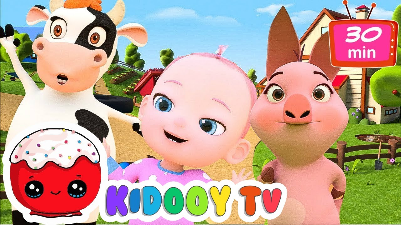Old Macdonald Had A Farm & More By KidooyTv Nursery Rhymes for Kids Children