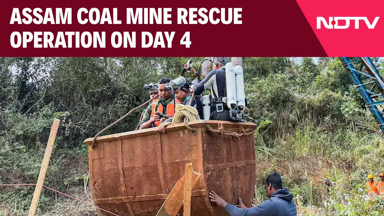Coal Mine Rescue Assam | Assam Coal Mine Rescue Operation On Day 4: One Dead, Many Still Trapped