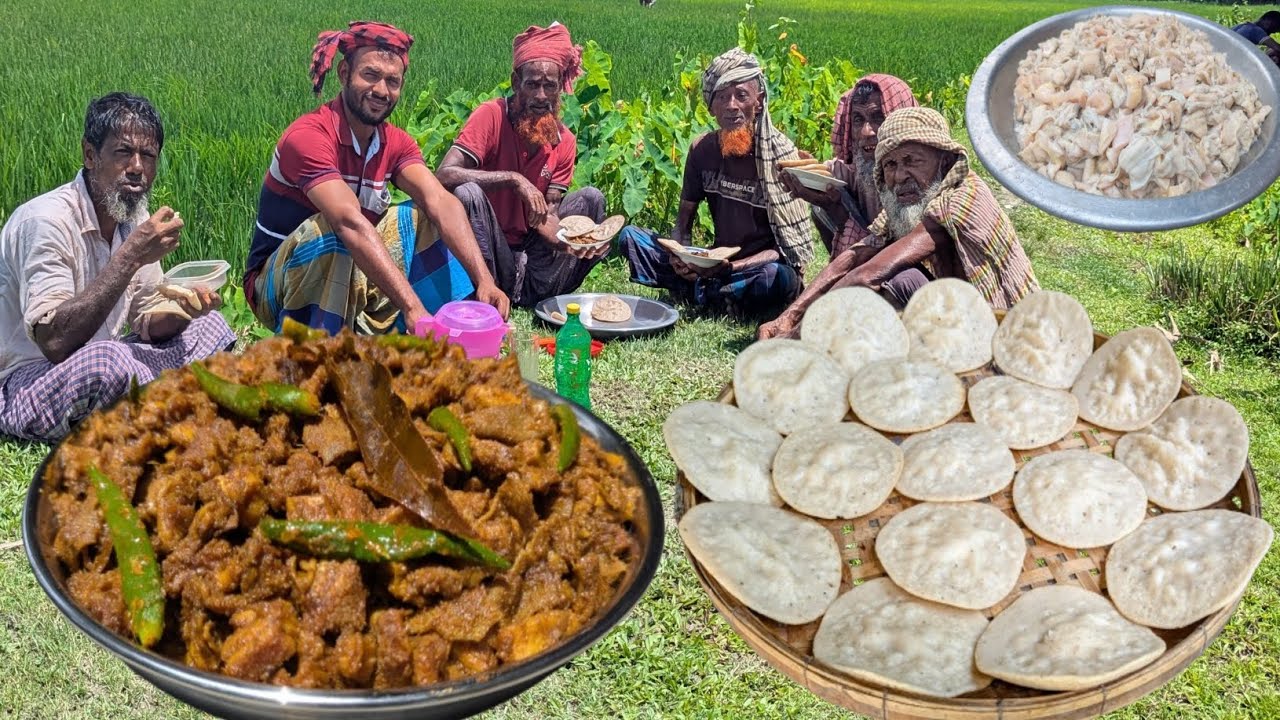 গরুর ভুঁড়ি ভাজা আর চিতই পিঠা, নাস্তায় থাকলে আর ভাত লাগে না।
