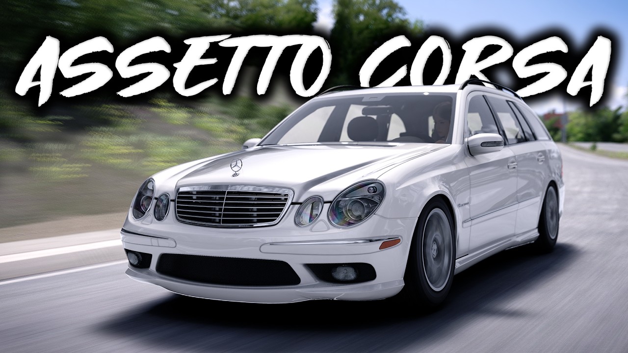 Mercedes E55 AMG (S211) 2006 | Brutal V8 Sound 🔥 | Assetto Corsa