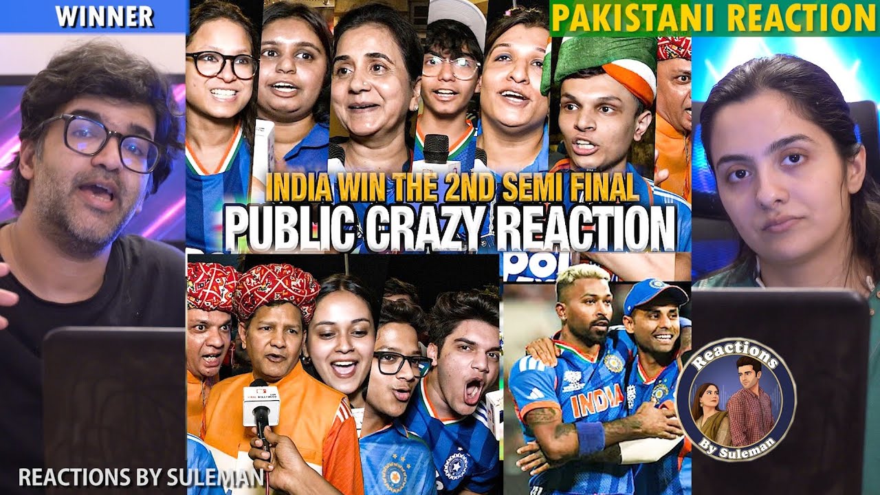 Pakistani Couple Reacts To India Wins Against England | T20 WC 2026 | Public Reaction & Madness 
