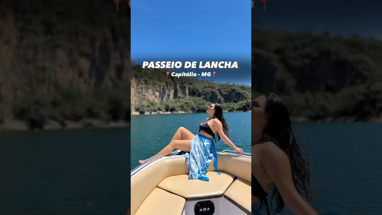 PASSEIO DE LANCHA EM CAPIT&Oacute;LIO MG - qual op&ccedil;&atilde;o escolher?