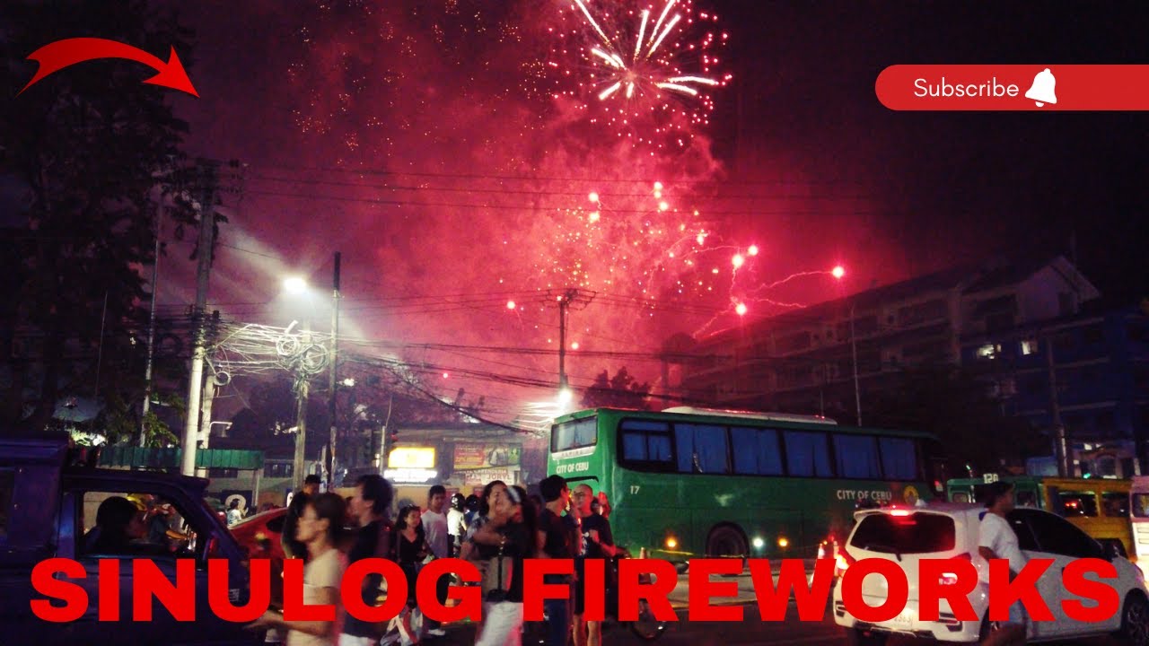 SINULOG 2025 FIREWORKS IN CEBU CITY PHILIPPINES