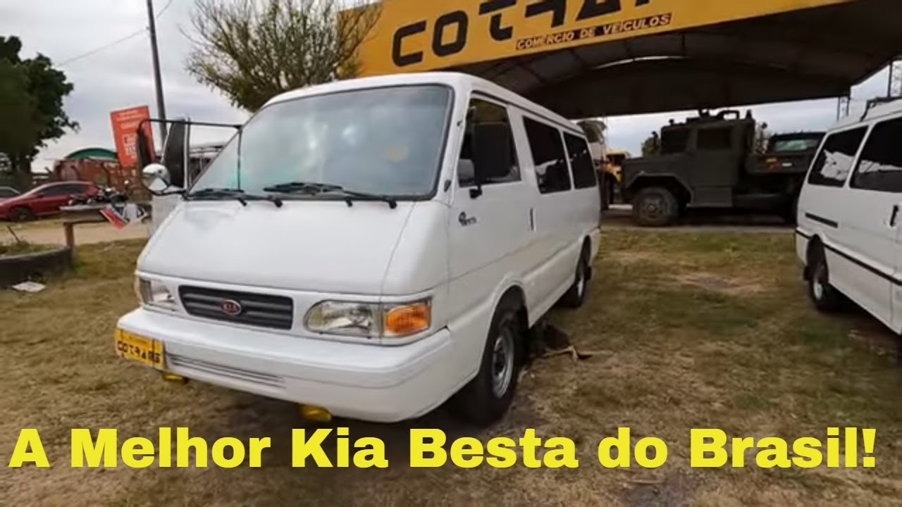 A melhor Kia Besta do Brasil - Uma van 1996 com 25000 km originais de fábrica - VENDIDA