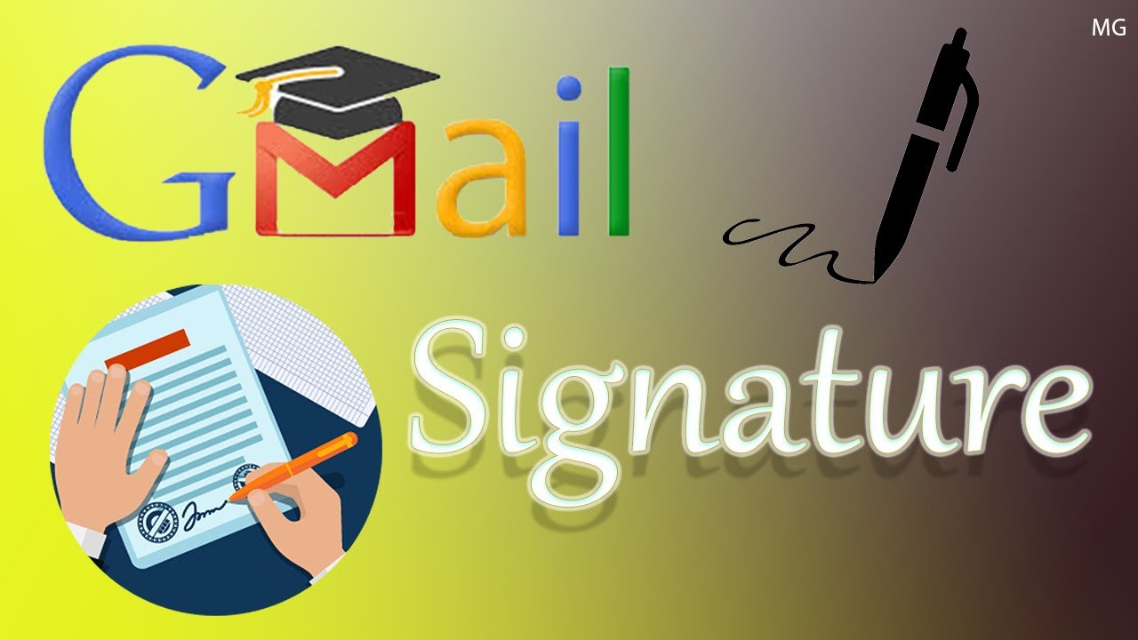 انشاء توقيعك او اكثر من توقيع ✍️ في الجيميل  signature in Gmail 📝