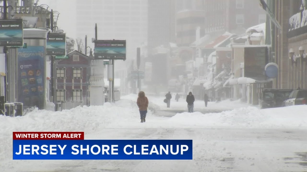 Atlantic City digs out from more than a foot of snow