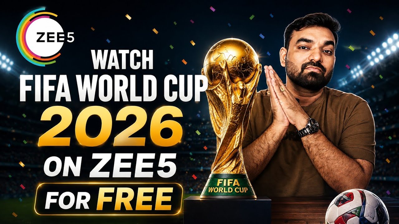 Watch FIFA World Cup 2026 For FREE? | Zee5 Subscription Guide ⚽ #FIFAWorldCup2026 #Zee5