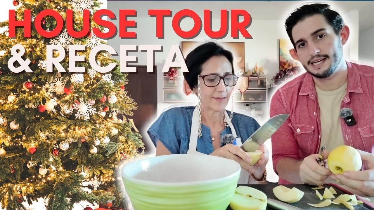 ✅🍎Les muestro la NAVIDAD de mi Mama + PAN DE MANZANA ¡Se Fue la Luz!