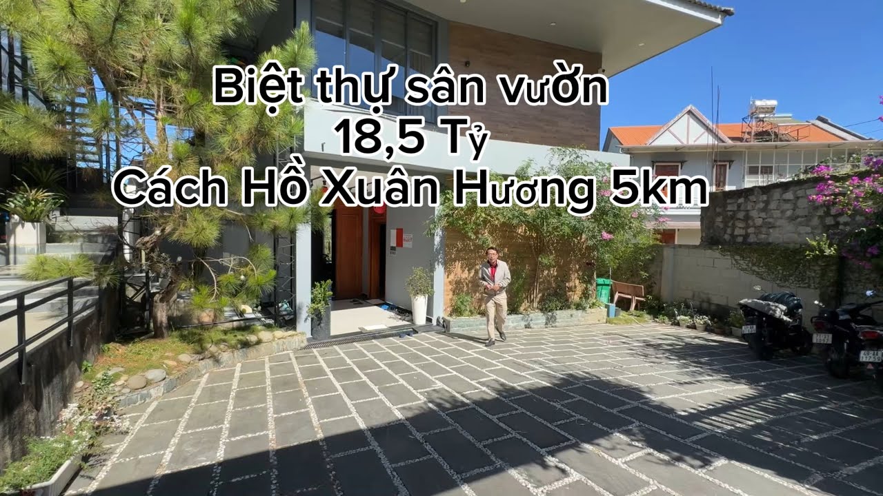 Biệt thự sân vườn Đà Lạt. Diện tích lớn, giá mềm 18,5 Tỷ