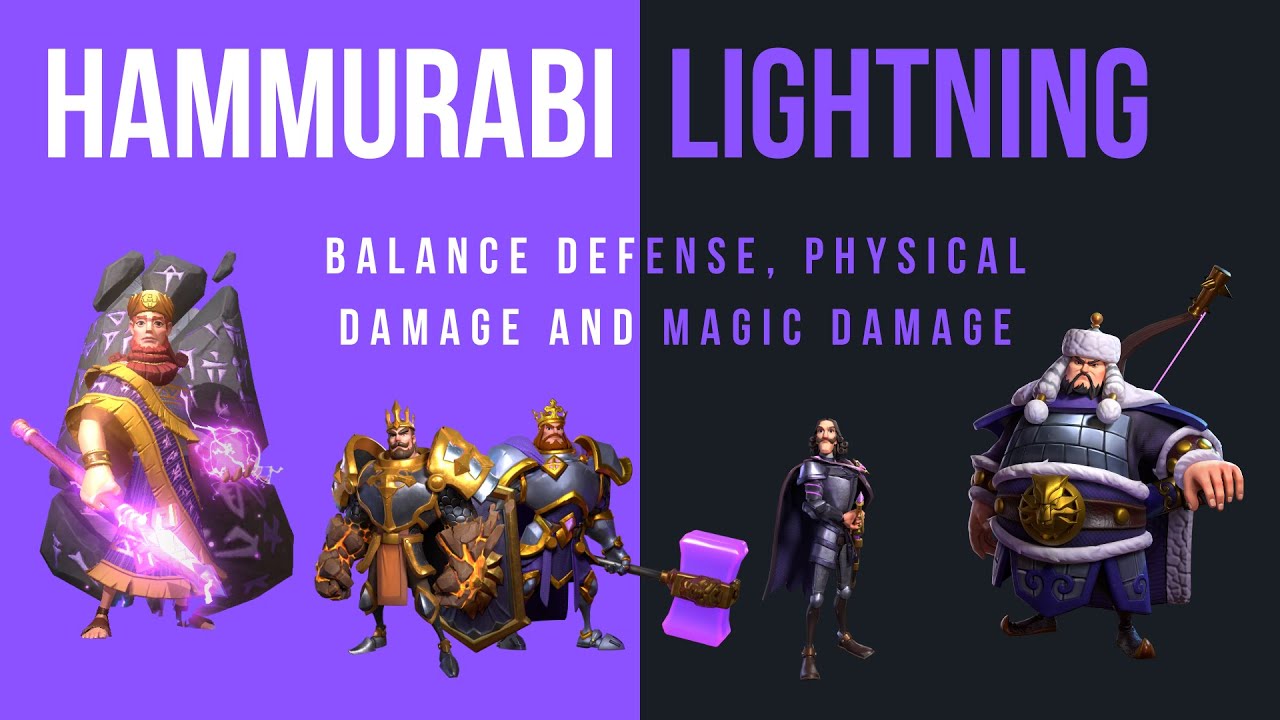 Magic and Physical Lightning Build with Hammurabi Khan Peter Charles | Infinity Kingdom!