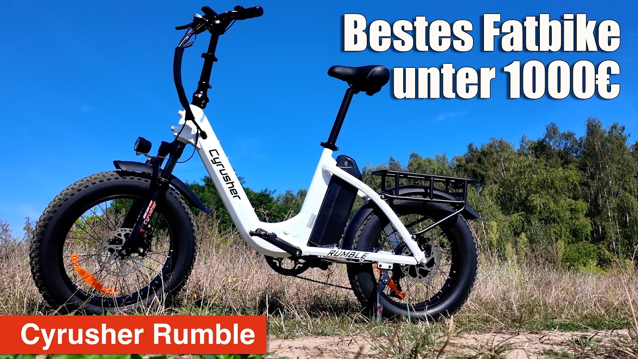 🥳 Cyrusher Rumble 🥳 65Nm Motor, 864Wh Akku und Fahrspaß pur! Bestes Fatbike unter 1000€
