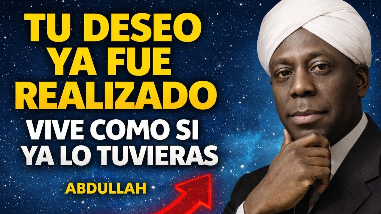 TU DESEO YA FUE REALIZADO — COMIENZA A VIVIR COMO SI YA LO TUVIERAS | Neville Goddard