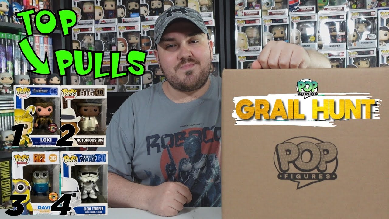 Opening 5x Grail Hunt PopFigures.com Funko Pop Mystery Boxes