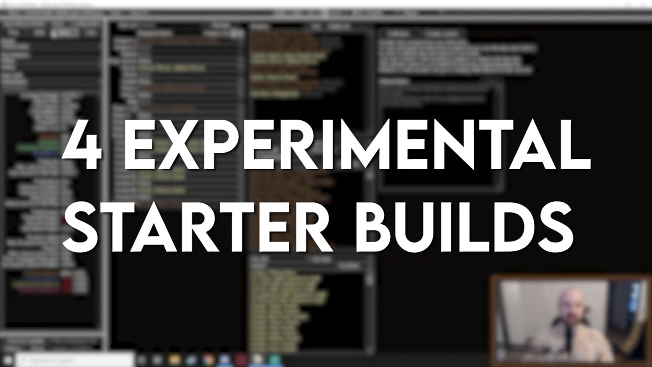 Experimental Starters // Path of Exile: Heist