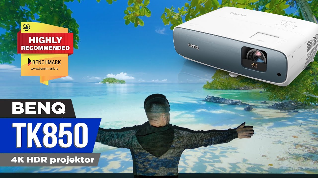 Velika dijagonala? BenQ TK850 4K HDR projektor je rešenje