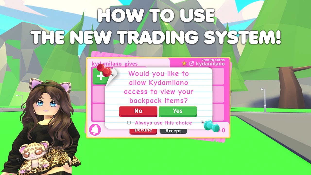 Как использовать новую систему торговли в Adopt me! Это ТАК ПРОСТО!