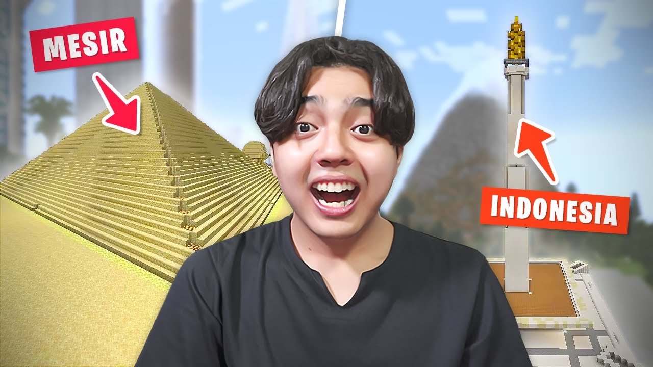 Aku Mengunjungi Semua Negara di Minecraft!