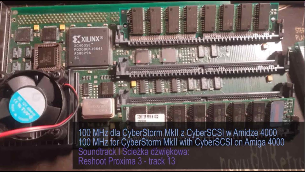 nowy80Retro #172, 100 MHz for CyberStorm MkII with CyberSCSI on Amiga 4000