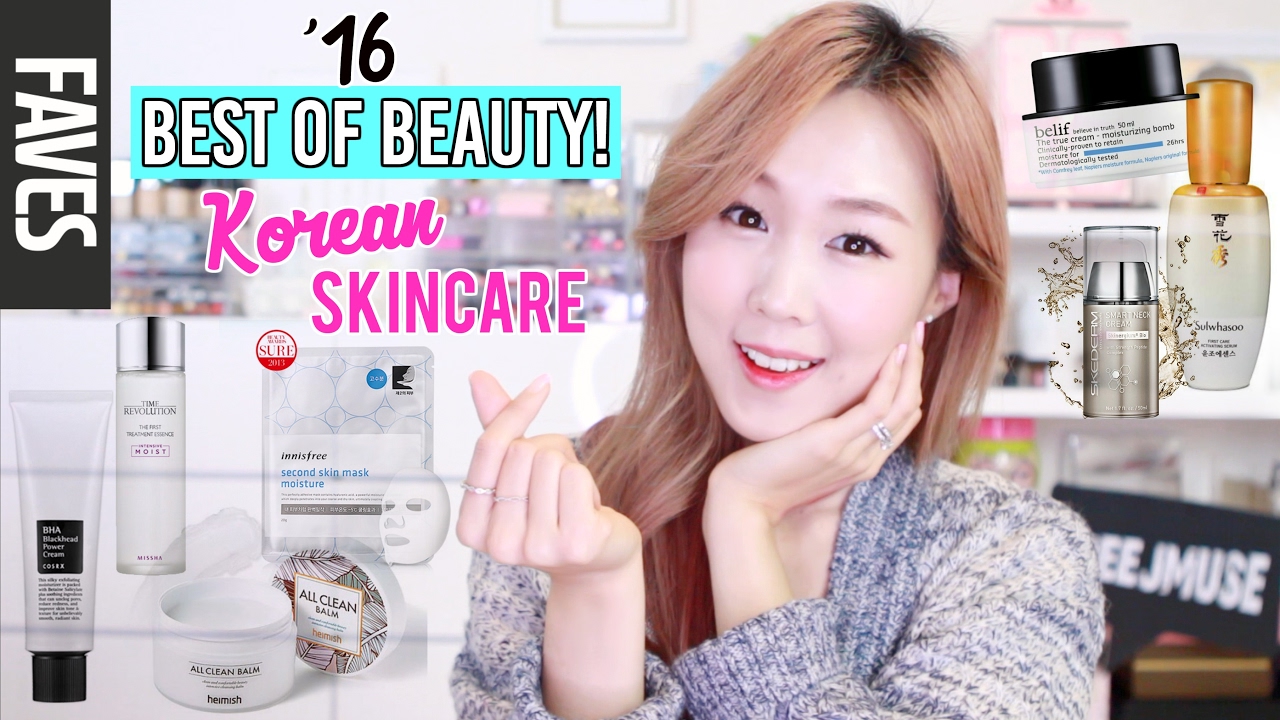 2016 BEST OF BEAUTY: KOREAN SKINCARE! (Very Late But Very Requested :P) | meejmuse