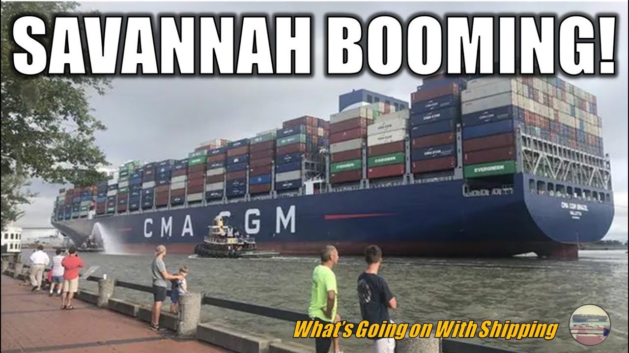 Port of Savannah Cargo Volumes Hit Record 5.9 Million TEUs in 2022 | Savannah Booming!