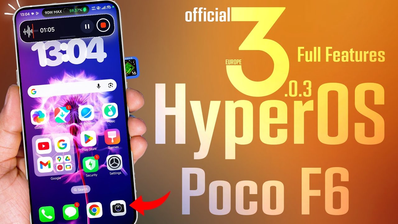 POCO F6 HyperOS 3 Official Global Update Review &hearts;️ Full Changelog and Feature 🔥 