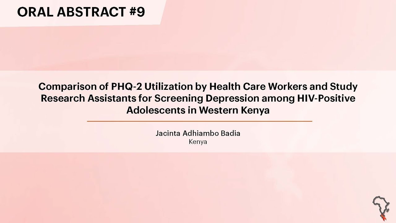 Comparison of PHQ-2 Utilization by Health Care Workers and Study (...) - Jacinta Adhiambo Badia