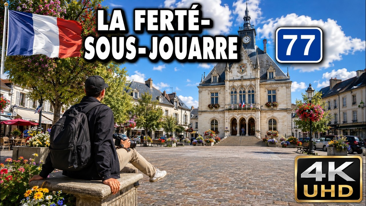 La Ferte sous Jouarre (77) [4k] 7eme Video - Commune en bords de Marne
