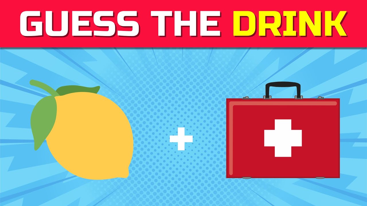 Guess The Drink By Emoji Quiz | 10 Names Of Drink Quiz