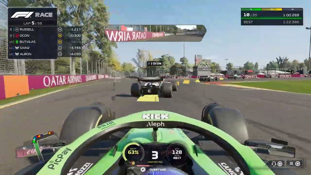 My first 100% full distance race in F1 25