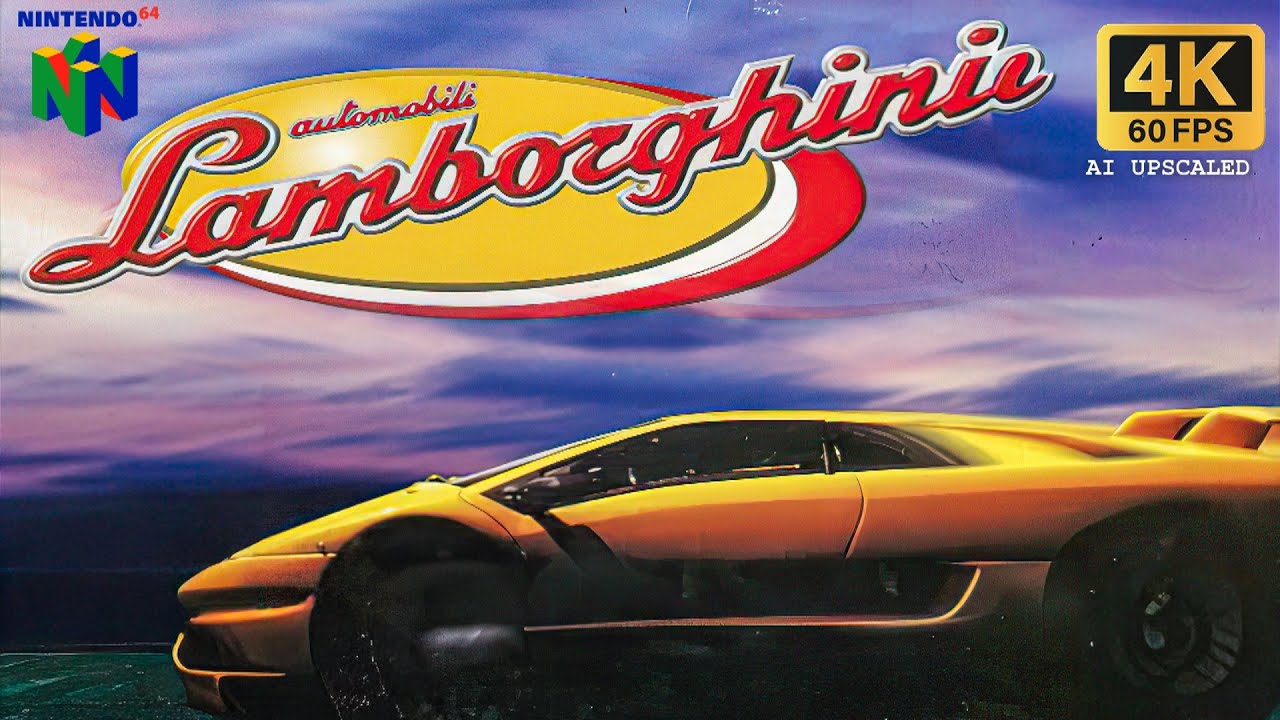 Automobili Lamborghini - N64 Gameplay 2K 60FPS Upscaled