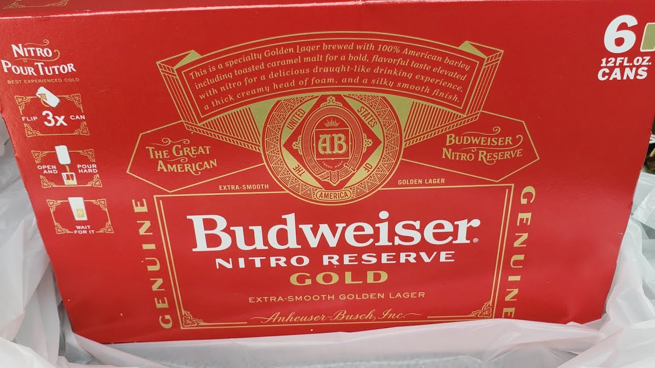 Budweiser Nitro Gold Reserve Beer Review