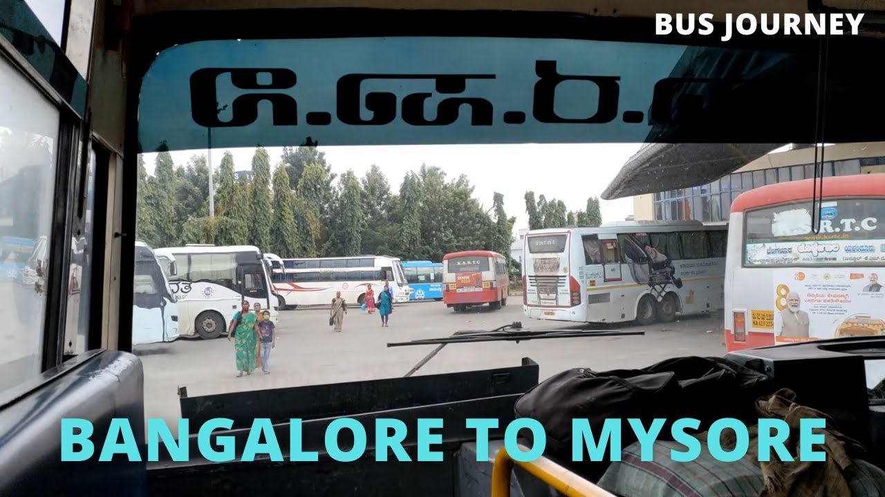 Bangalore to Mysore Bus Journey by KSRTC SARIGE | Bangalore to Mysore | Chandan Malik