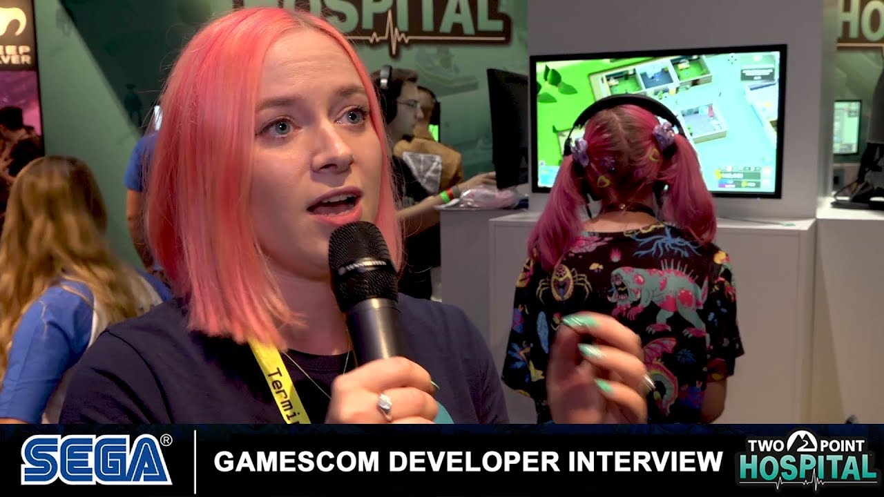 Two Point Hospital #gamescom2019 Developer Interview