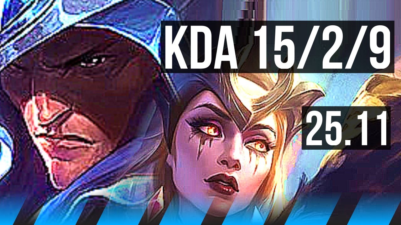 TALON vs LEBLANC (MID) | 9 solo kills, 15/2/9, Legendary | KR Master | 25.11