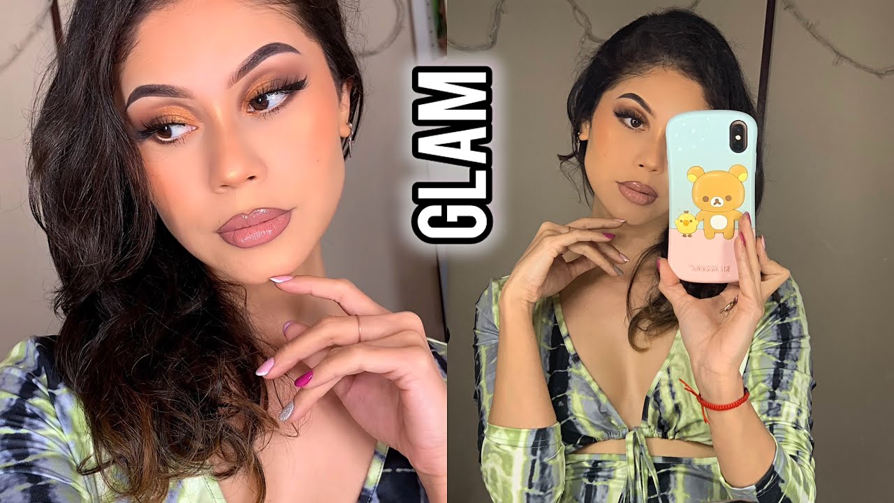 MAQUILLAJE GLAM ELEGANTE PARA VESTIDO VERDE AGUA 2024 #colourpop  #makeupideas