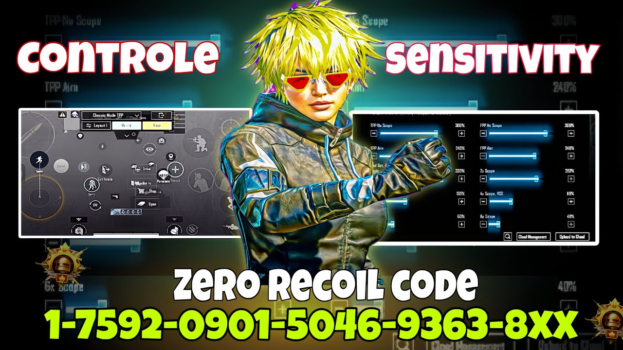 NEW UPDATE 4.2 code🔥BEST SENSITIVITY CODE + CONTROL SETTINGS BGMI/PUBGMOBILE|
